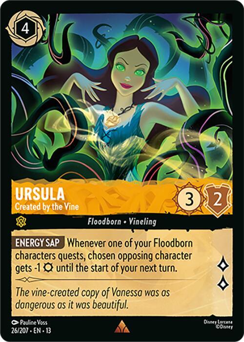 Ursula, Created by the Vine 26/204 (Attack of the Vine!) 