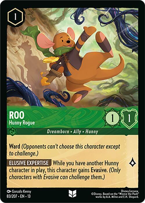 Roo, Hunny Rogue 83/204 (Attack of the Vine!)  - Cold Foil