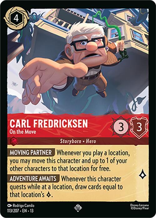 Carl Fredricksen, On the Move 113/204 (Attack of the Vine!) 