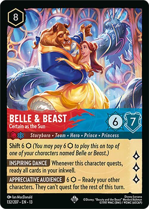 Belle and Beast, Certain as the Sun 132/207 (Attack of the Vine!)  - Cold Foil