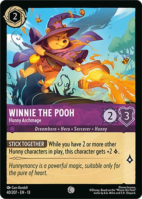 Winnie the Pooh, Hunny Archmage 40/207 (Attack of the Vine!) 