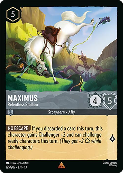 Maximus, Relentless Stallion 195/204 (Attack of the Vine!)  - Cold Foil