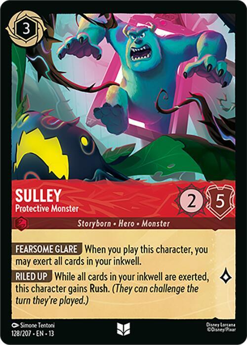 Sulley, Protective Monster 128/207 (Attack of the Vine!)  - Cold Foil