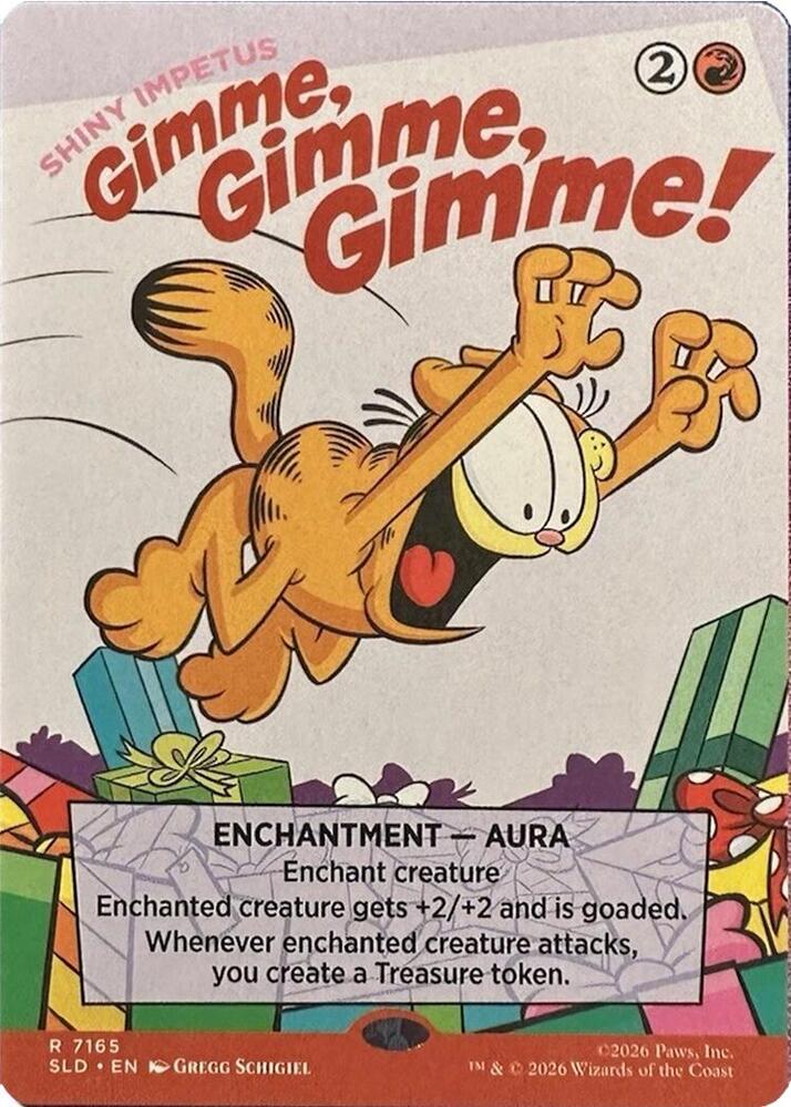 Gimme Gimme Gimme Shiny Impetus 7165 (Secret Lair Drop Series) 