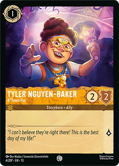 Tyler Nguyen-Baker, 4*Town Fan 4/207 (Attack of the Vine!) 