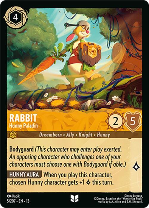 Rabbit, Hunny Paladin 5/204 (Attack of the Vine!) 