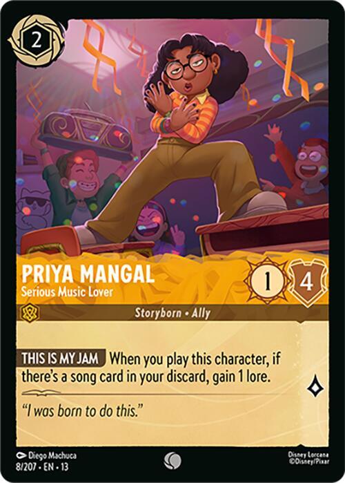 Priya Mangal, Serious Music Lover 8/204 (Attack of the Vine!) 
