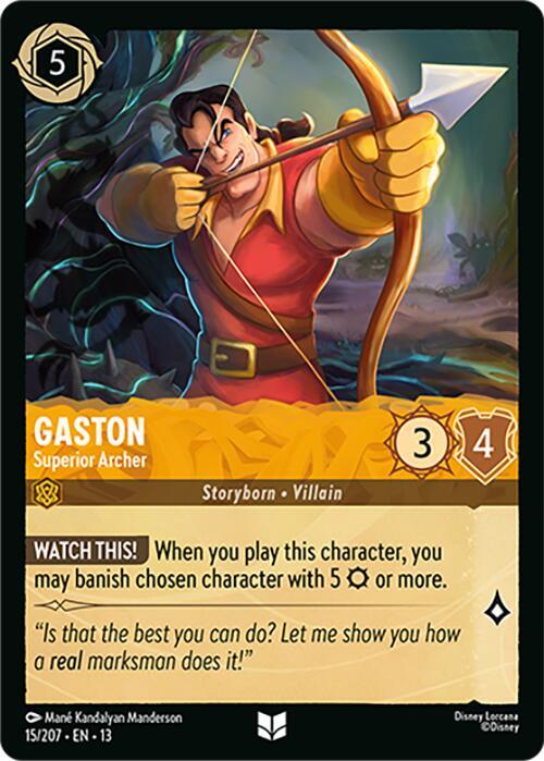 Gaston, Superior Archer 15/207 (Attack of the Vine!)  - Cold Foil