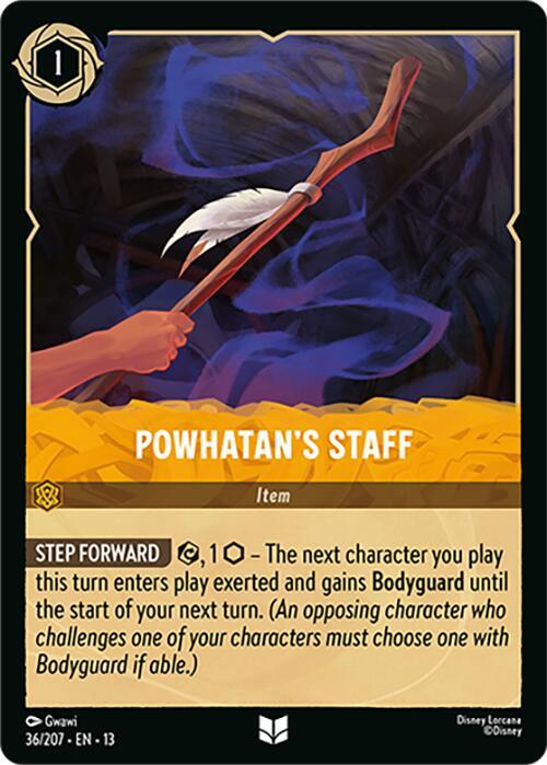 Powhatan's Staff 36/207 (Attack of the Vine!)  - Cold Foil