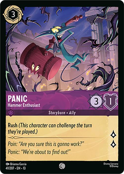 Panic, Hammer Enthusiast 41/204 (Attack of the Vine!)  - Cold Foil
