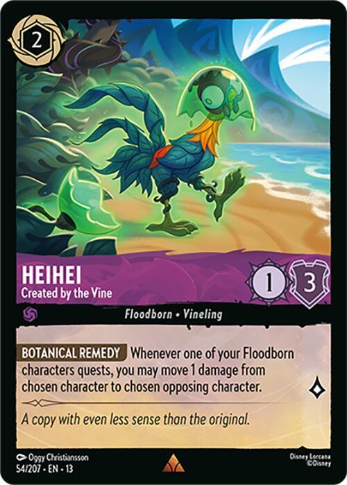 Heihei, Created by the Vine 54/204 (Attack of the Vine!)  - Cold Foil