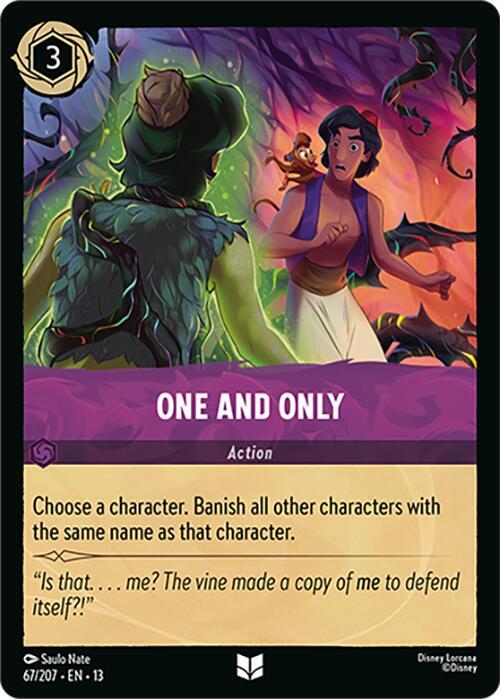 One and Only 67/207 (Attack of the Vine!)  - Cold Foil