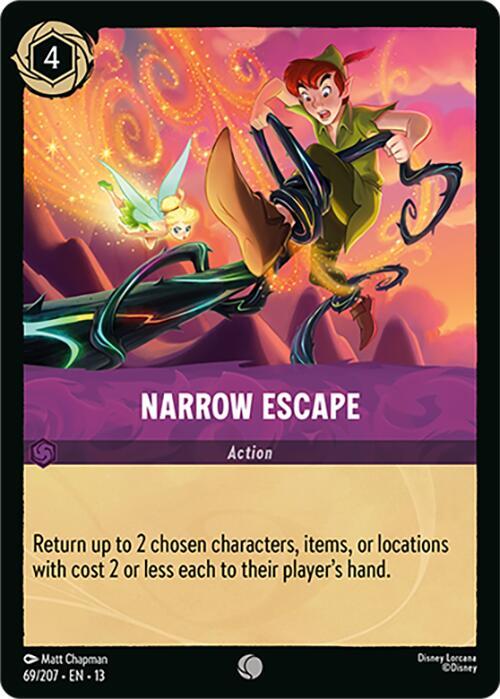 Narrow Escape 69/207 (Attack of the Vine!)  - Cold Foil