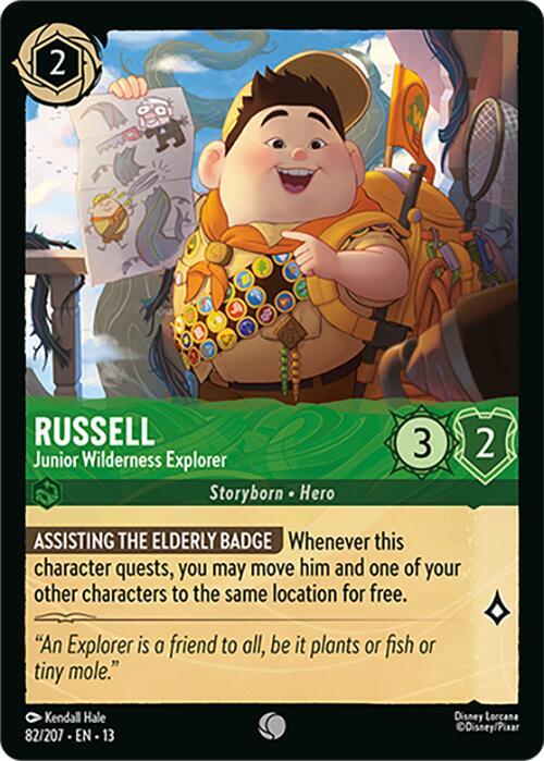 Russell, Junior Wilderness Explorer 82/207 (Attack of the Vine!)  - Cold Foil