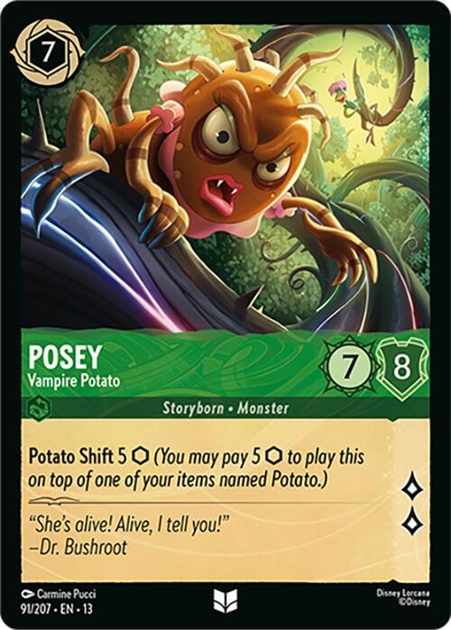 Posey, Vampire Potato 91/207 (Attack of the Vine!)  - Cold Foil