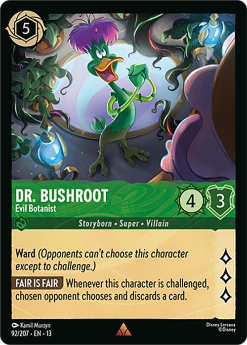 Dr. Bushroot, Evil Botanist 92/204 (Attack of the Vine!) 
