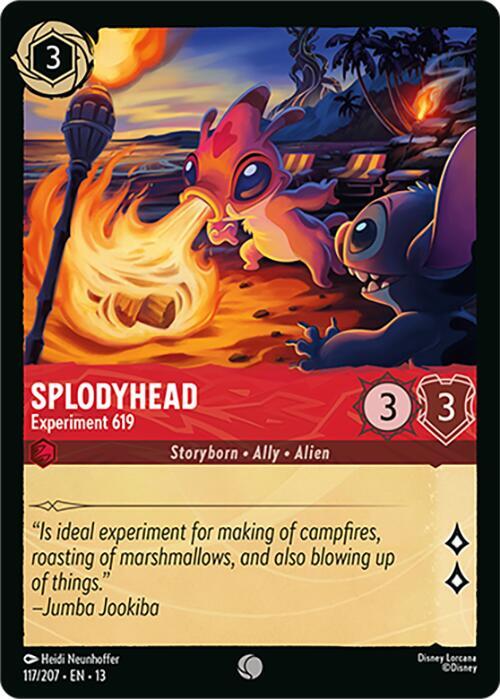 Splodyhead, Experiment 619 117/207 (Attack of the Vine!)  - Cold Foil