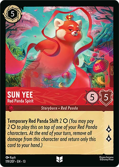 Sun Yee, Red Panda Spirit 119/207 (Attack of the Vine!) 