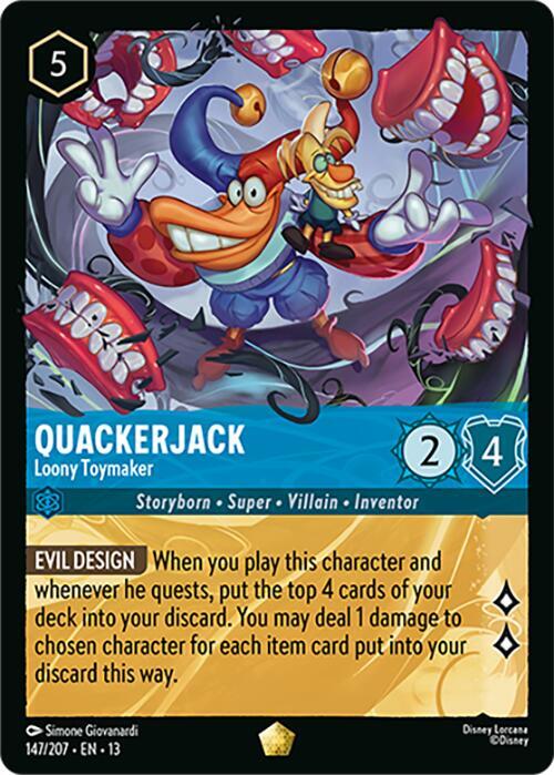 Quackerjack, Loony Toymaker 147/207 (Attack of the Vine!)  - Cold Foil