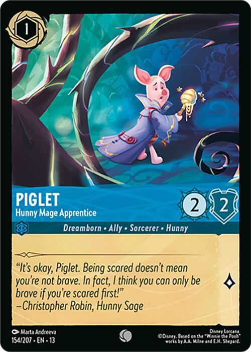 Piglet, Hunny Mage Apprentice 154/204 (Attack of the Vine!) 