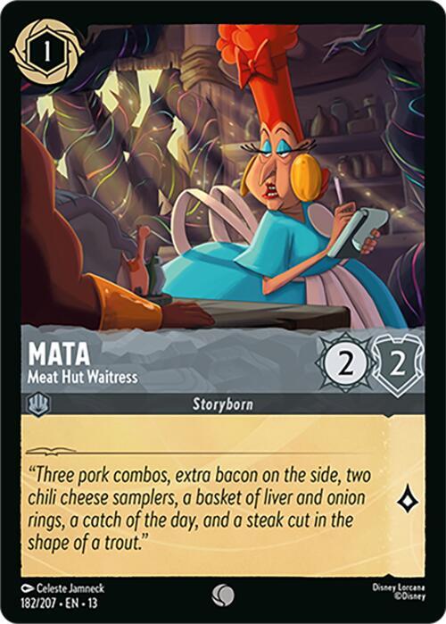 Mata, Meat Hut Waitress 182/204 (Attack of the Vine!) 