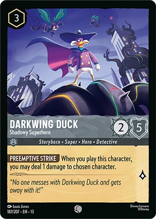 Darkwing Duck, Shadowy Superhero 187/207 (Attack of the Vine!)  - Cold Foil