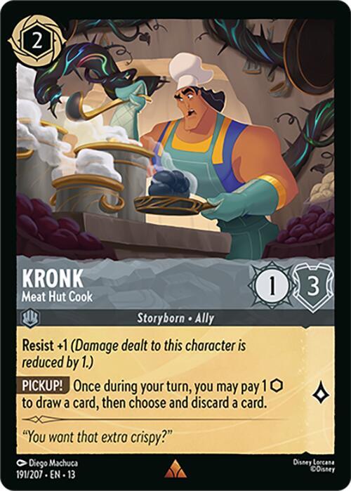 Kronk, Meat Hut Cook 191/204 (Attack of the Vine!)  - Cold Foil