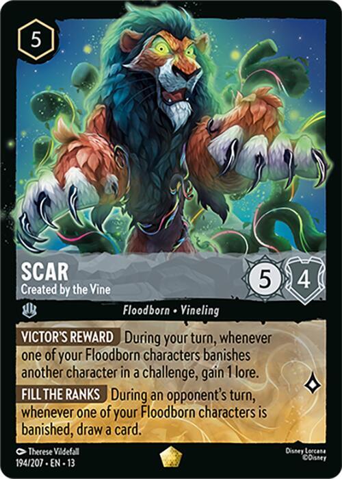 Scar, Created by the Vine 194/204 (Attack of the Vine!) 