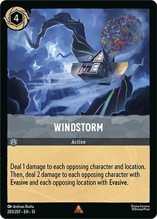 Windstorm 203/207 (Attack of the Vine!)  - Cold Foil