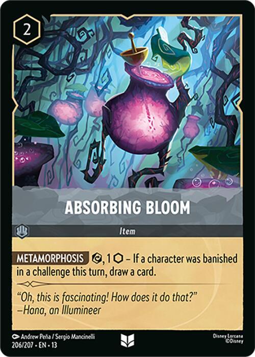 Absorbing Bloom 206/207 (Attack of the Vine!)  - Cold Foil