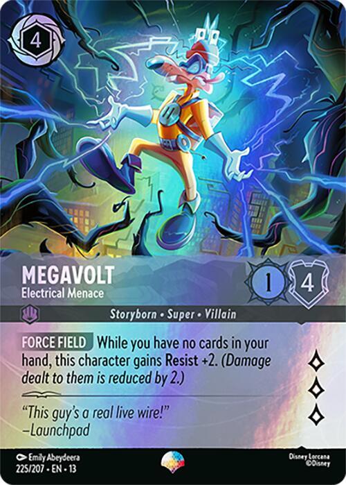 Megavolt, Electrical Menace 225/204 (Attack of the Vine!)  - Holofoil