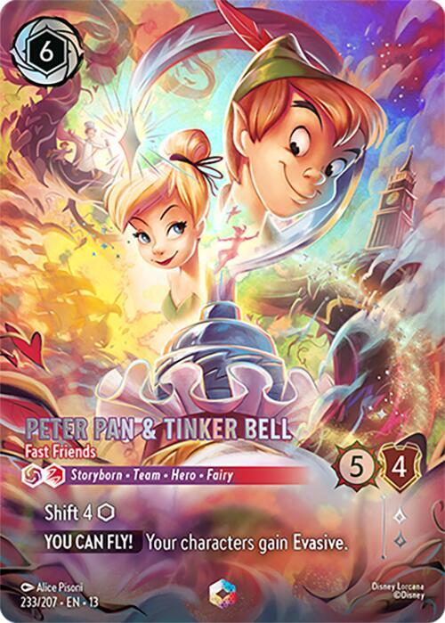 Peter Pan and Tinker Bell, Fast Friends 233/207 (Attack of the Vine!)  - Holofoil