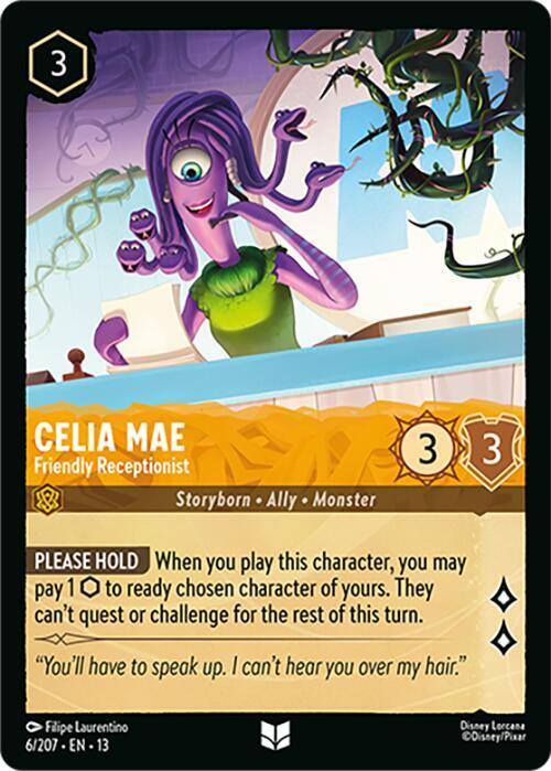 Celia Mae, Friendly Receptionist 6/204 (Attack of the Vine!)  - Cold Foil