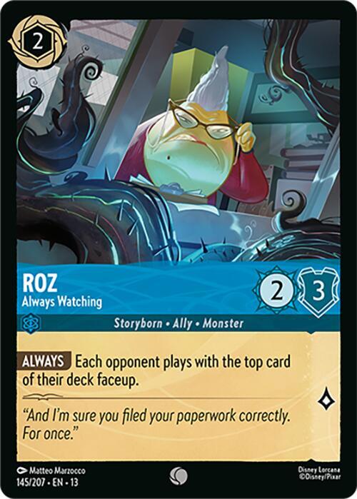 Roz, Always Watching 145/204 (Attack of the Vine!) 