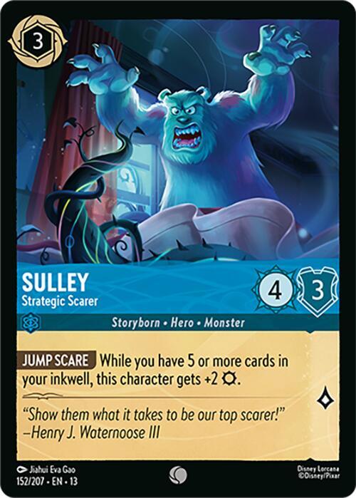 Sulley, Strategic Scarer 152/207 (Attack of the Vine!)  - Cold Foil