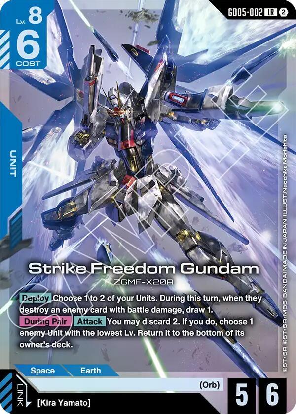 Strike Freedom Gundam GD05-002 (Freedom Ascension)  - Holofoil
