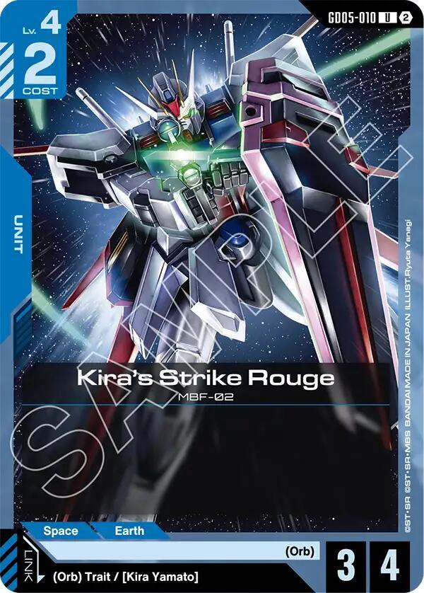 Kira`s Strike Rouge GD05-010 (Freedom Ascension) 