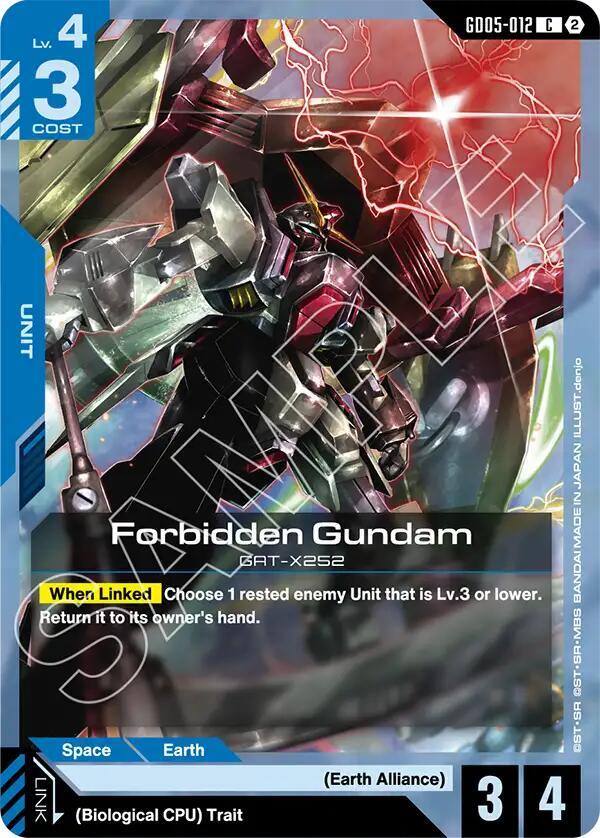 Forbidden Gundam GD05-012 (Freedom Ascension) 