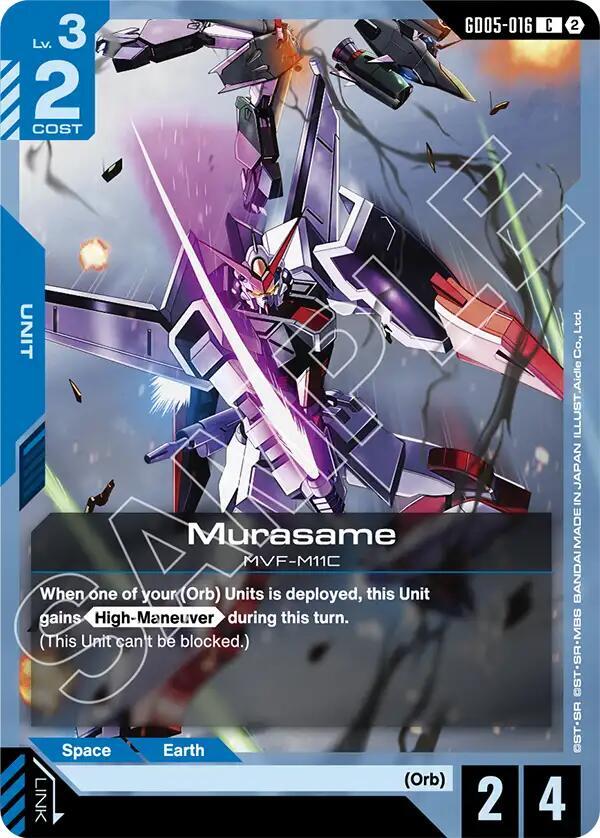 Murasame GD05-016 (Freedom Ascension) 