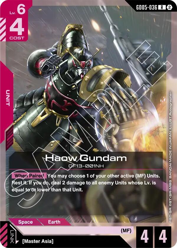 Haow Gundam GD05-036 (Freedom Ascension)  - Holofoil