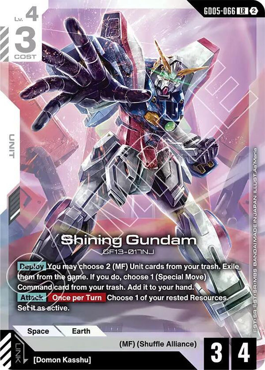 Shining Gundam GD05-066 (Freedom Ascension)  - Holofoil
