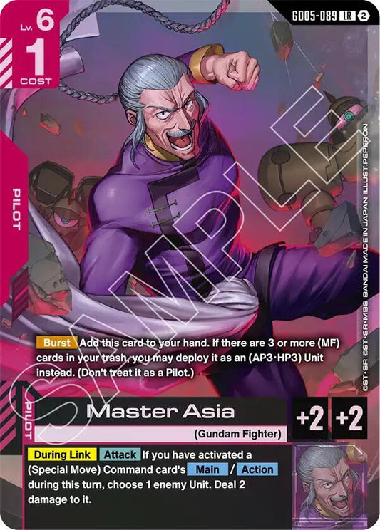 Master Asia GD05-089 (Freedom Ascension)  - Holofoil