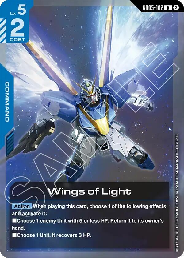 Wings of Light GD05-102 (Freedom Ascension)  - Holofoil