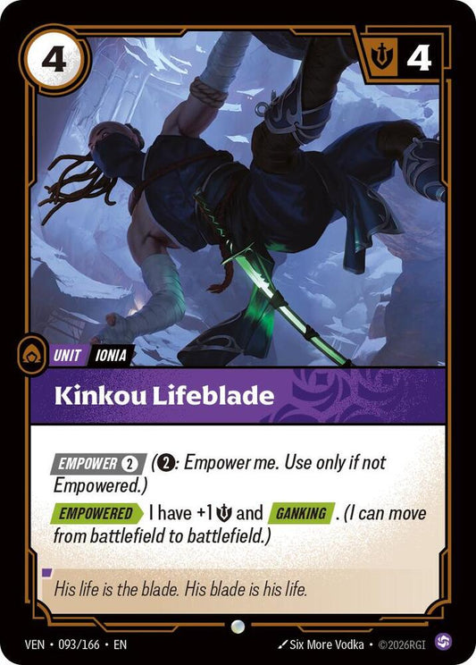 Kinkou Lifeblade (Dupe) 093/166 (Vendetta)  - Foil