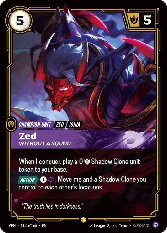 Zed - Without a Sound 112a/166 (Vendetta)  - Foil