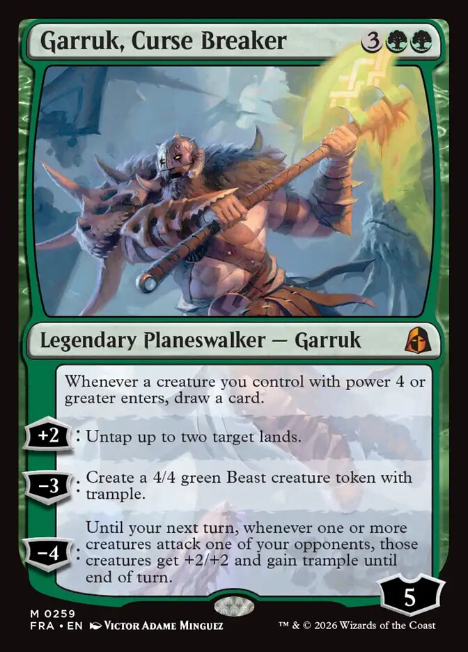 Garruk, Curse Breaker 259 (Reality Fracture) 