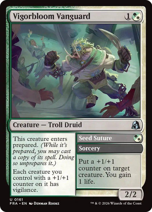 Vigorbloom Vanguard // Seed Suture 161 (Reality Fracture)  - Foil