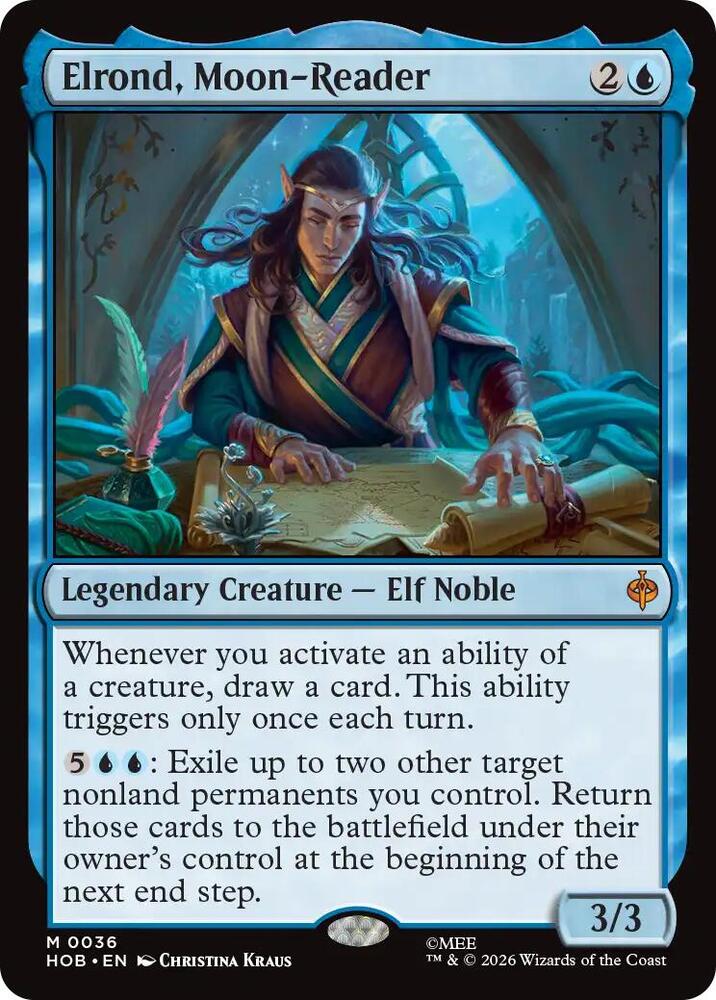 Elrond, Moon-Reader 36 (The Hobbit) 
