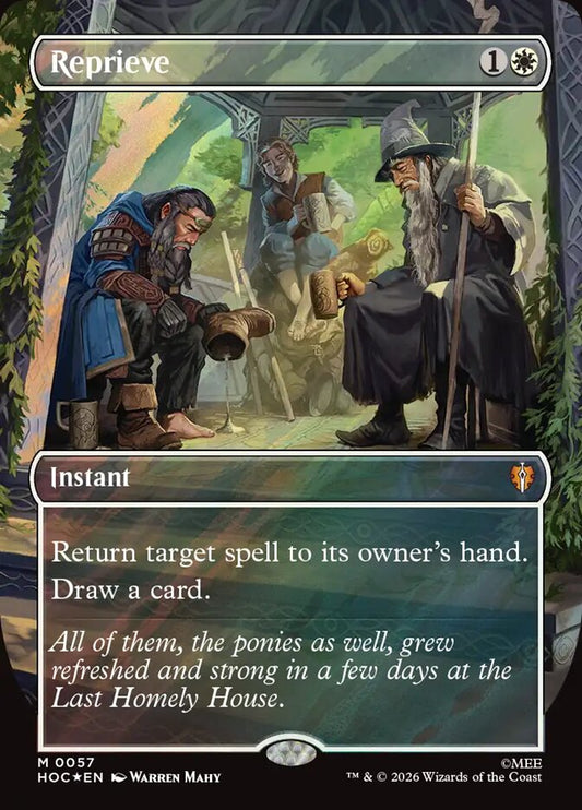 Reprieve 57 (The Hobbit: Eternal-Legal)  - Borderless Surge Foil