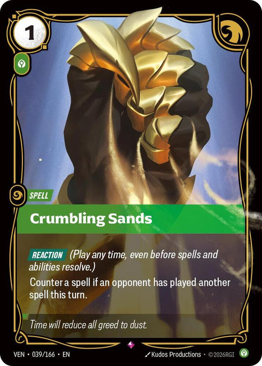 Crumbling Sands 039/166 (Vendetta)  - Foil